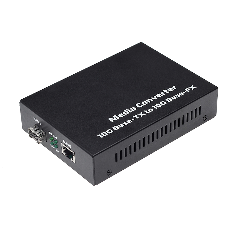 1x10Gbase-TX to 1x10Gbase-FX SFP Slot Fiber Switch